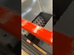 Gladgetande dubbele walsbreker, geluidsarm, verstelbaar